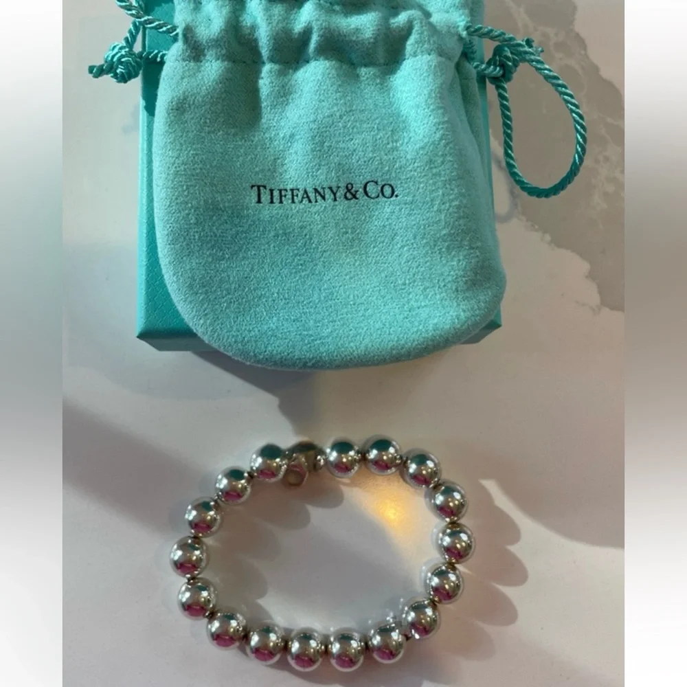 Tiffany’s Ball sterling silver beaded bracelet - Picture 2 of 2